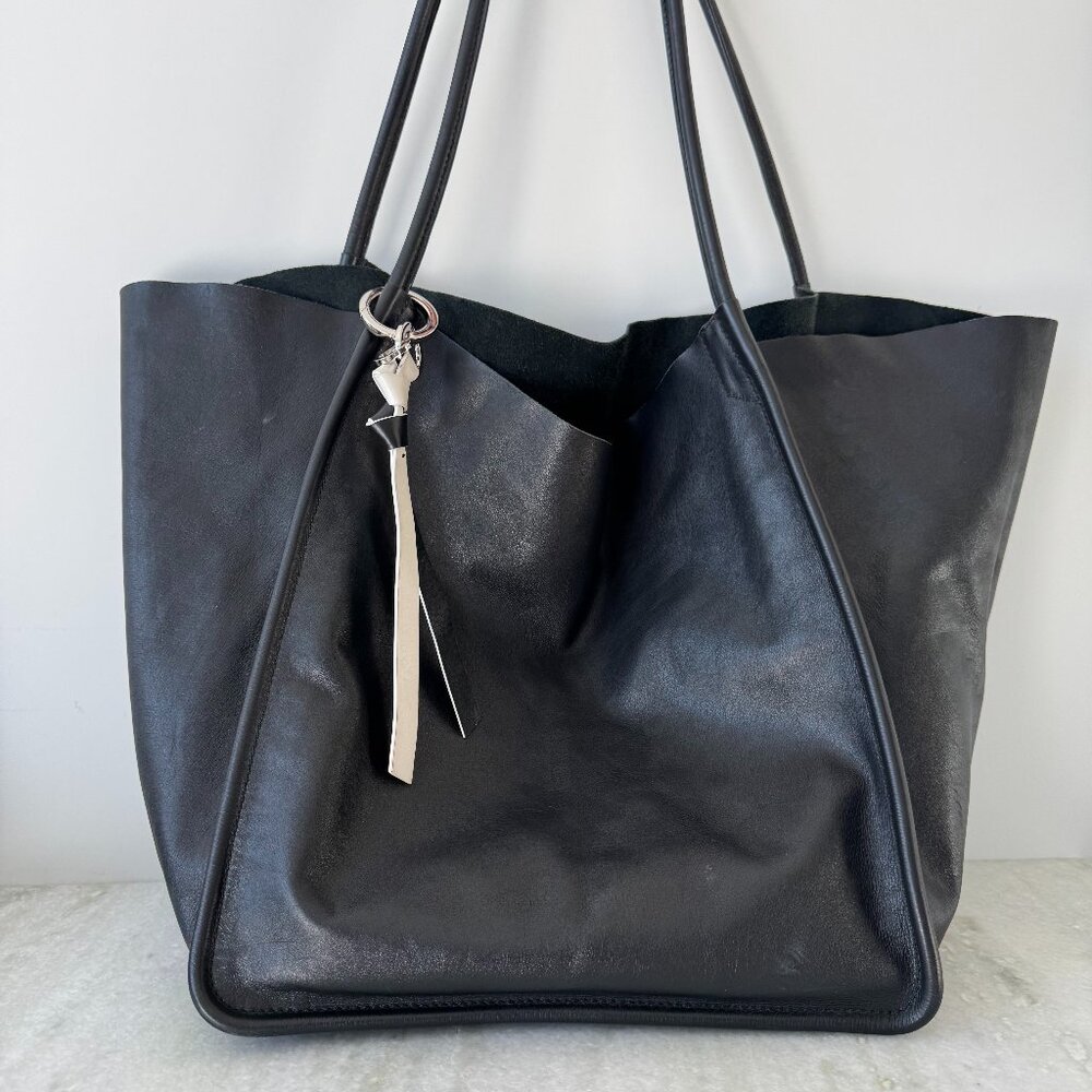 Proenza Schouler Black Leather Hobo Bag